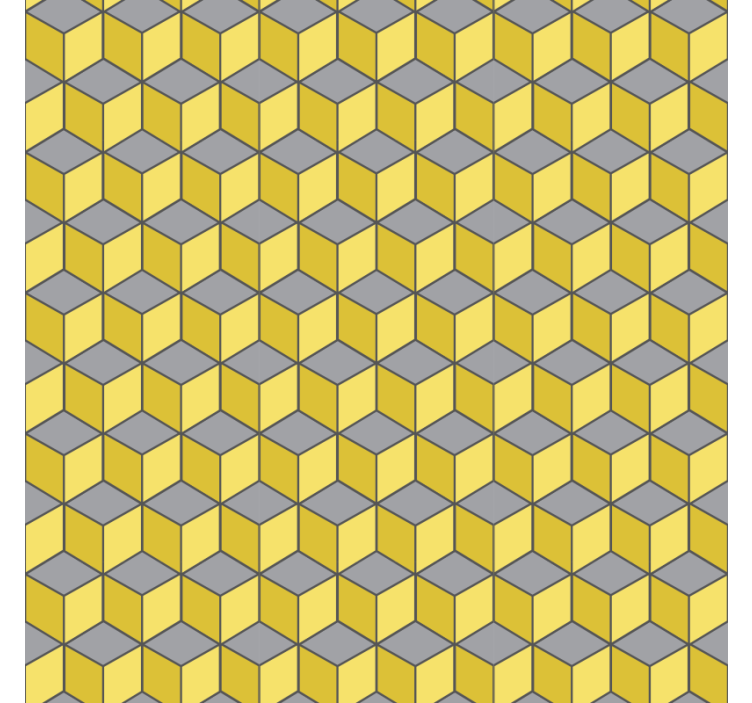 Geometric wallpaper in pantone squares - TenStickers