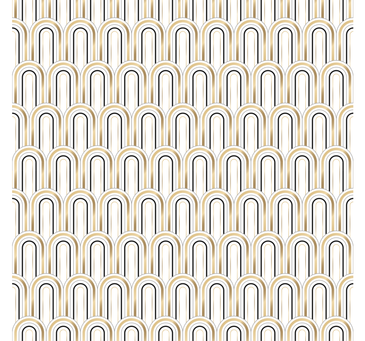 Geometric wallpaper art deco geometric patterns - TenStickers