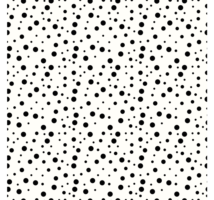 Geometric wallpaper monochrome dot design - TenStickers