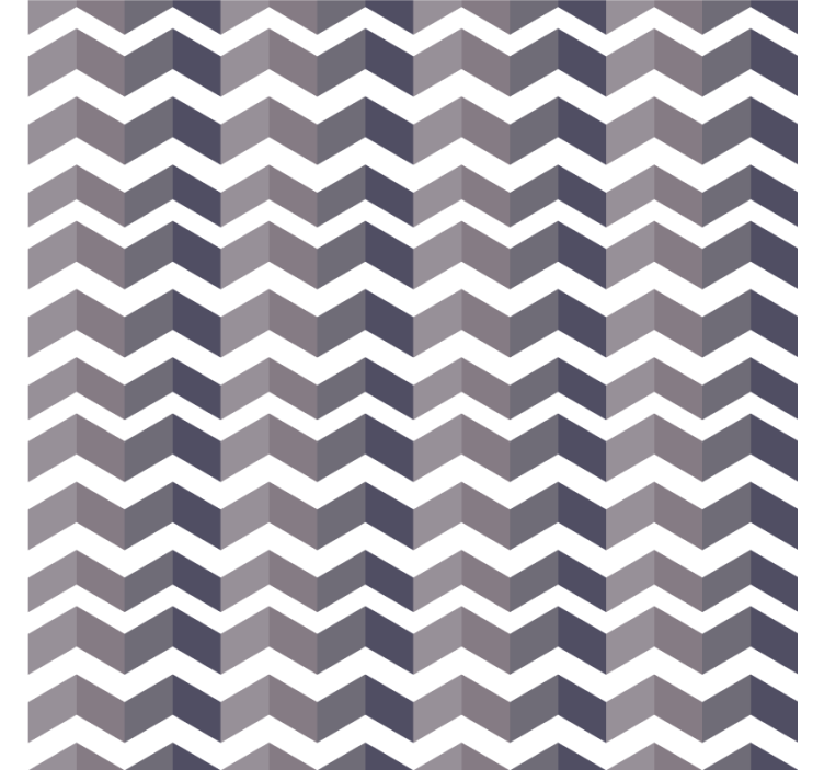 Geometric wallpaper in chevron style arrangement - TenStickers