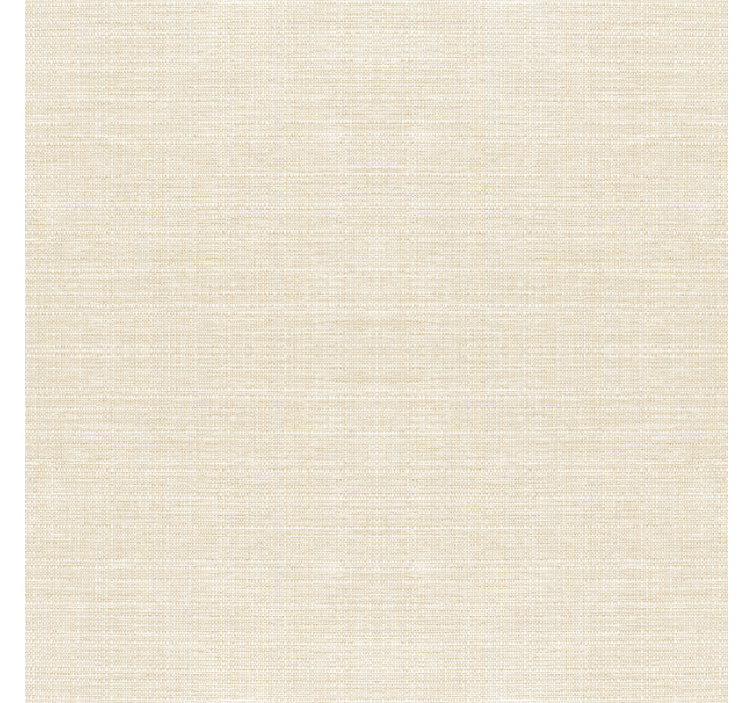 Living room wallpaper thin jute beige design - TenStickers