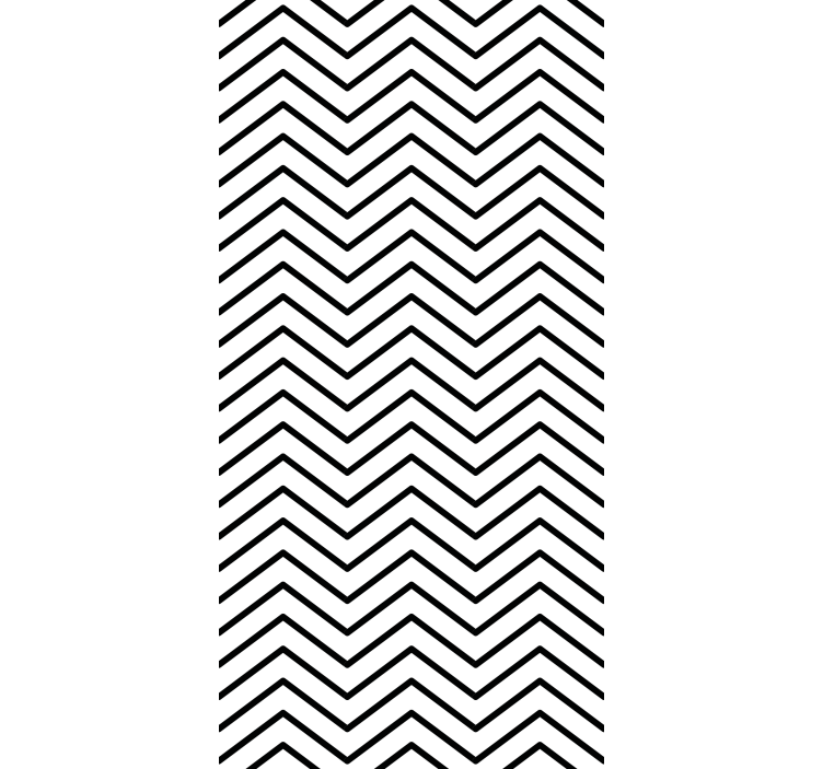 Modern wallpaper with chevron pattern design - TenStickers