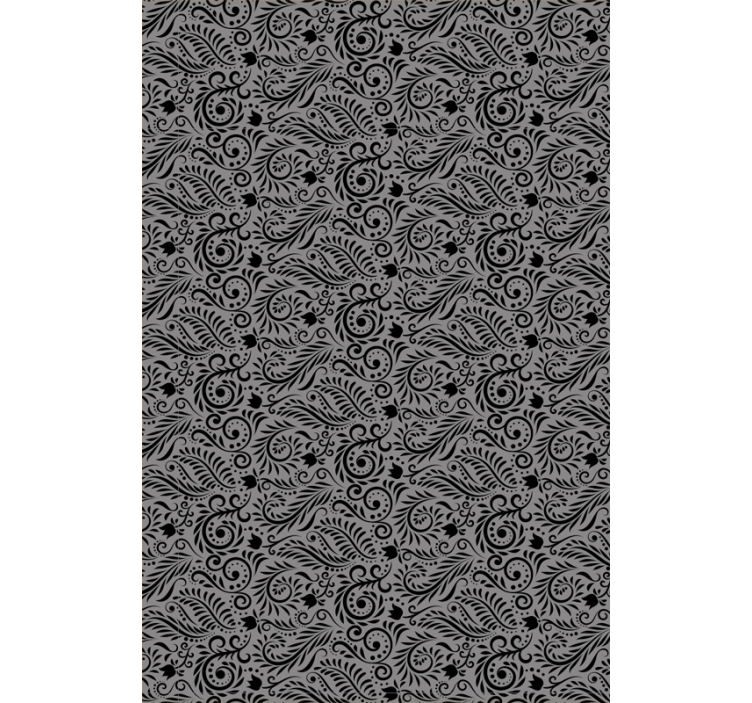 Modern wallpaper ornate swirl designs - TenStickers