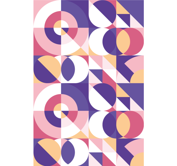 Modern wallpaper abstract geometric art design - TenStickers