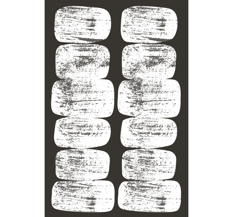 Modern wallpaper mid-century geometric design - TenStickers