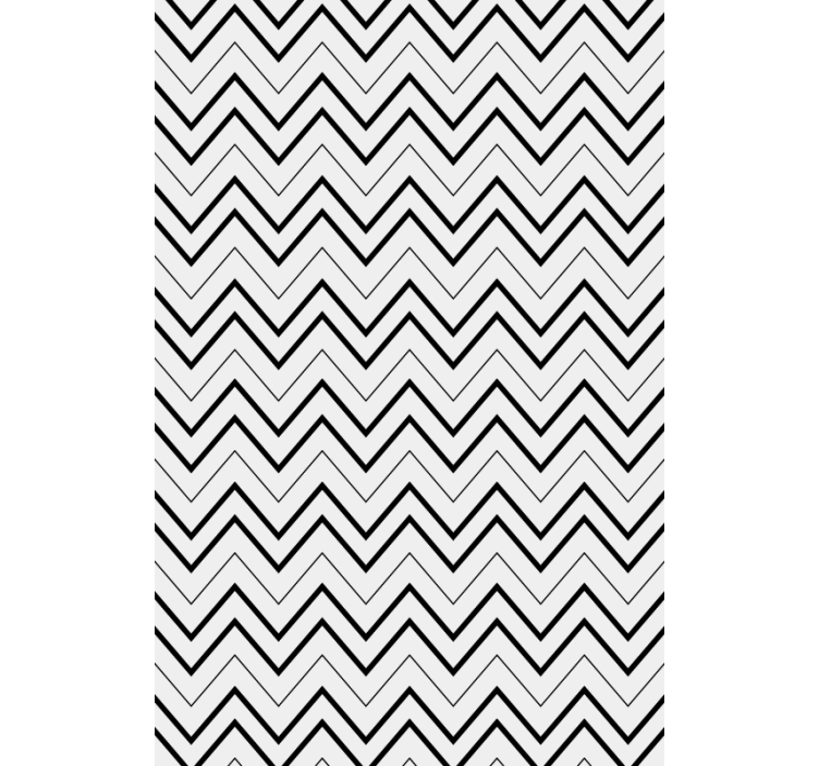 Modern wallpaper geometric zigzag design - TenStickers