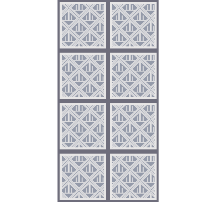 Modern wallpaper with geometric patterned design - TenStickers