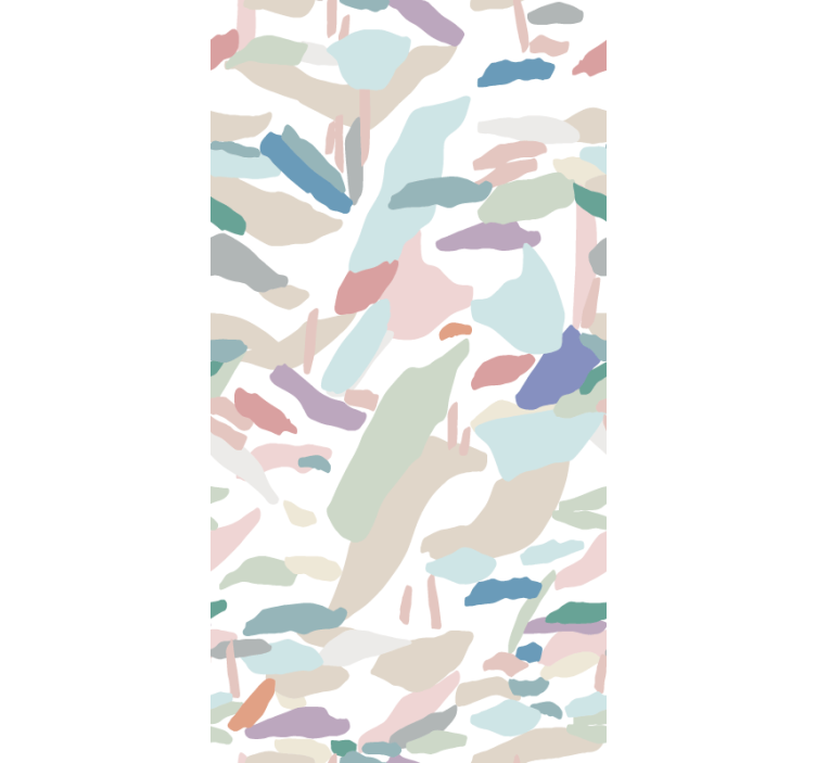 Modern wallpaper in soft, abstract hues - TenStickers