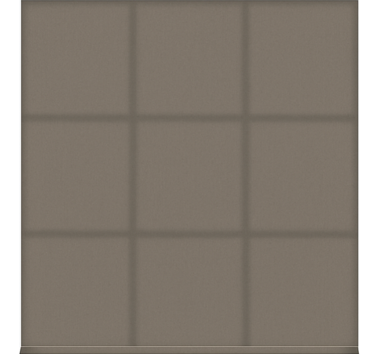 Dining room wallpaper in cool brown solid color - TenStickers