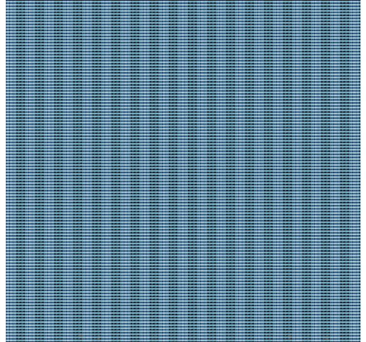 Dining room wallpaper blue woven plaid effect - TenStickers