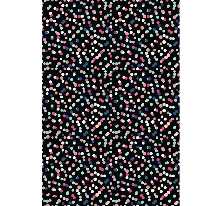Teenager wallpaper colorful dot pattern - TenStickers