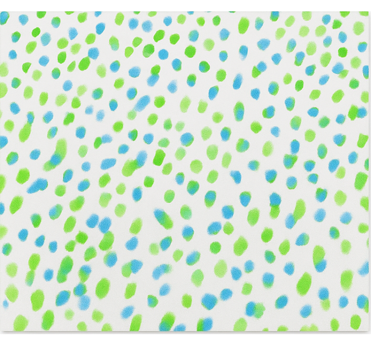 Teenager wallpaper blue and green dots - TenStickers