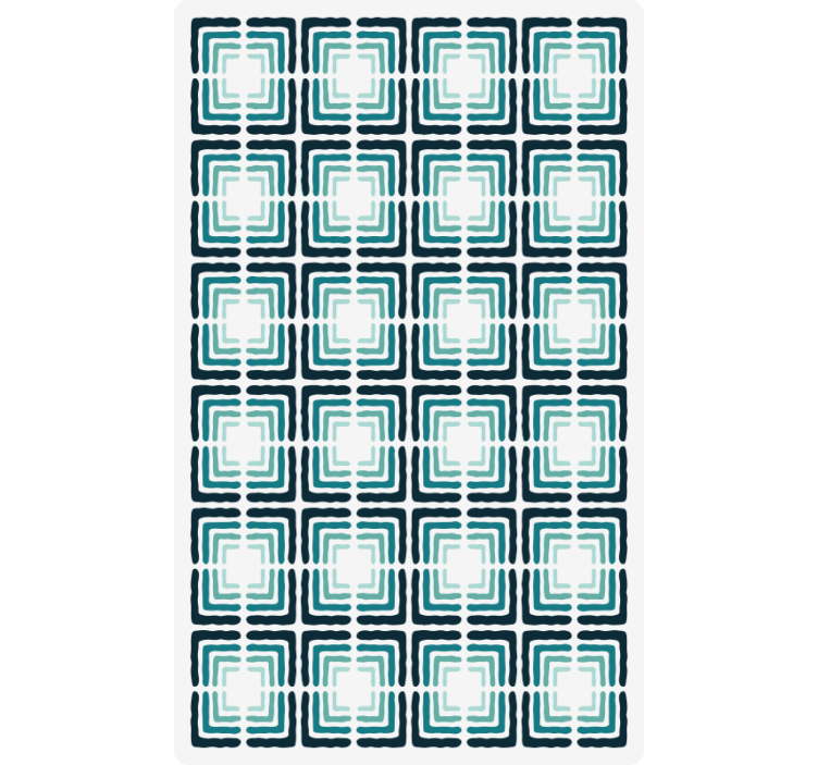 Kitchen wallpaper with abstract patterned shapes - TenStickers