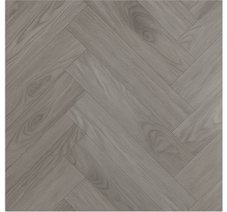 Living room wallpaper woodward taupe herringbone pattern - TenStickers