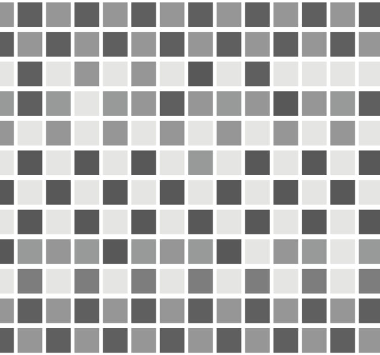 Grey shades bathroom wallpaper - TenStickers