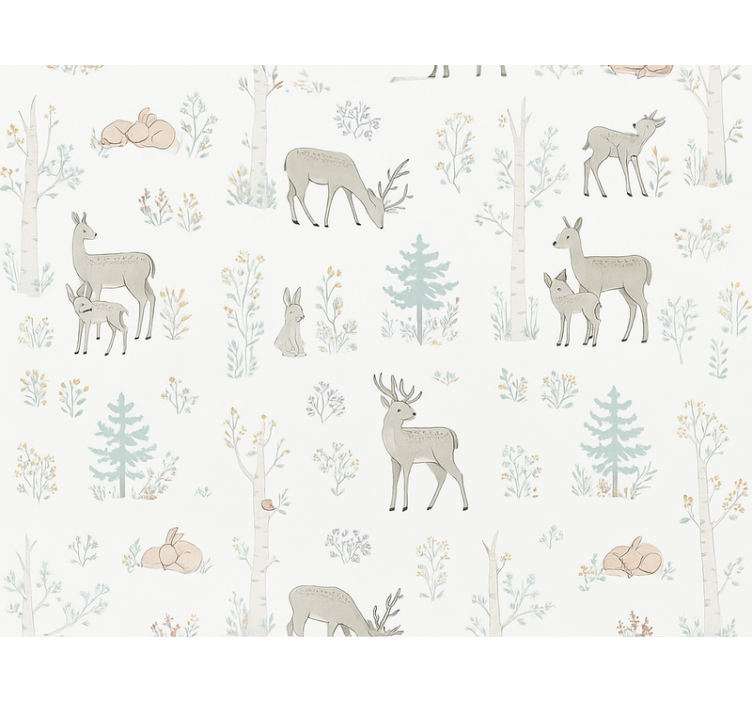 Master bedroom wallpaper floral for kids - TenStickers