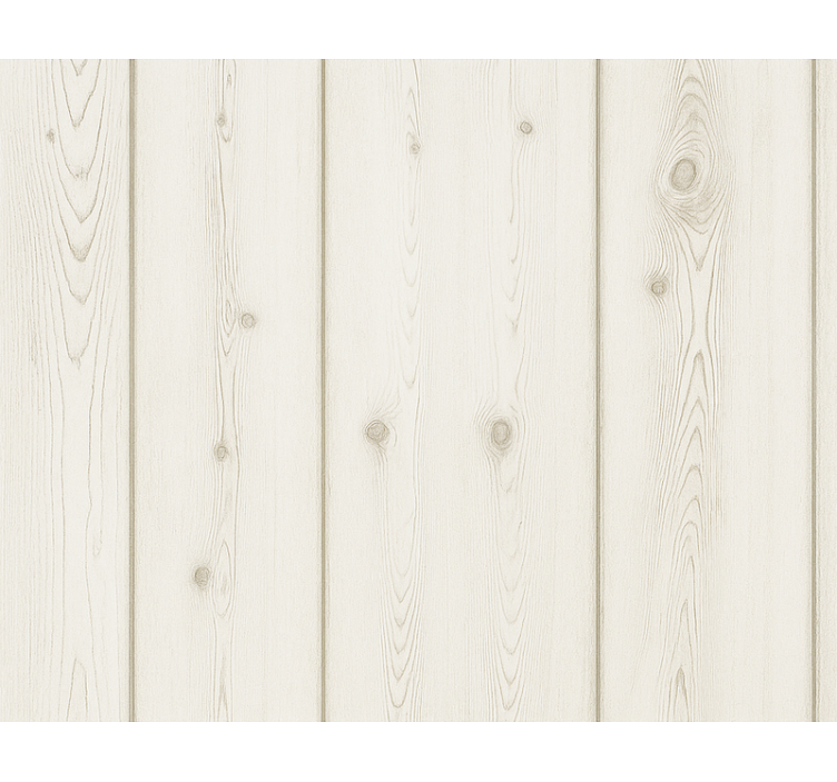 Living room wallpaper whitewashed wood design - TenStickers