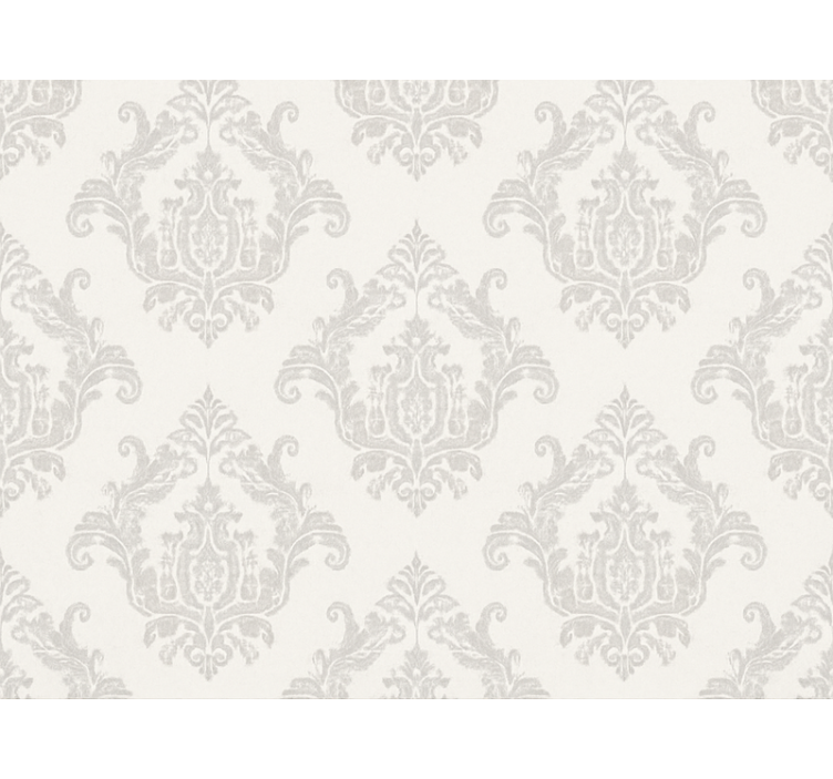 Master bedroom wallpaper in contemporary grey - TenStickers