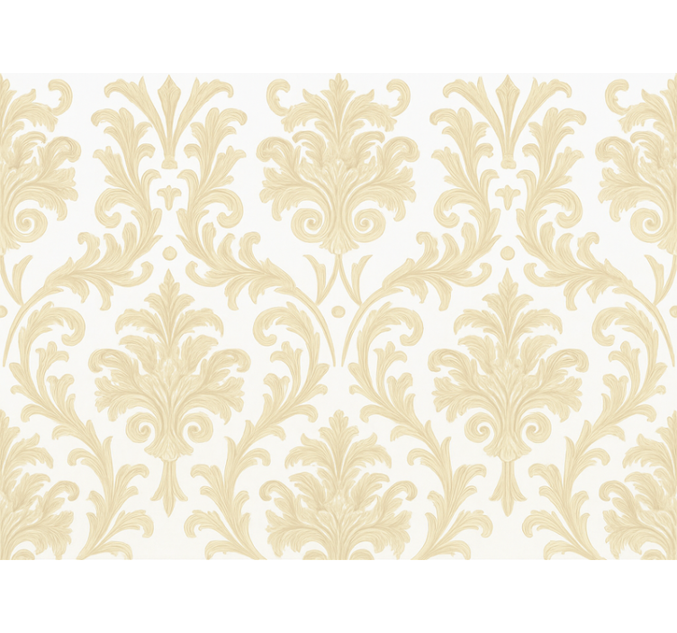 Master bedroom wallpaper neutral sage pattern decor - TenStickers