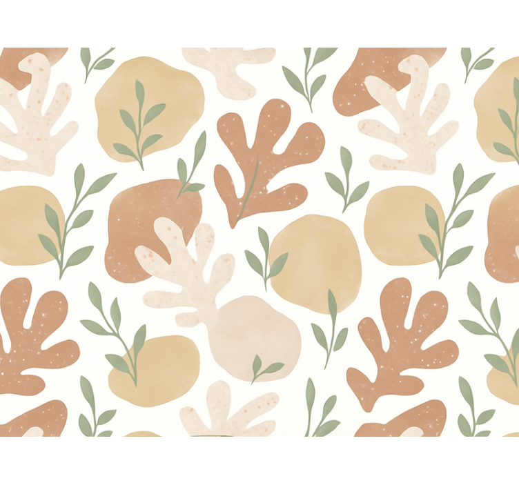 Abstract wallpaper abstract earth shapes - TenStickers