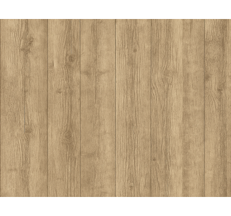 Wood wallpaper natural sanded oak vertical - TenStickers