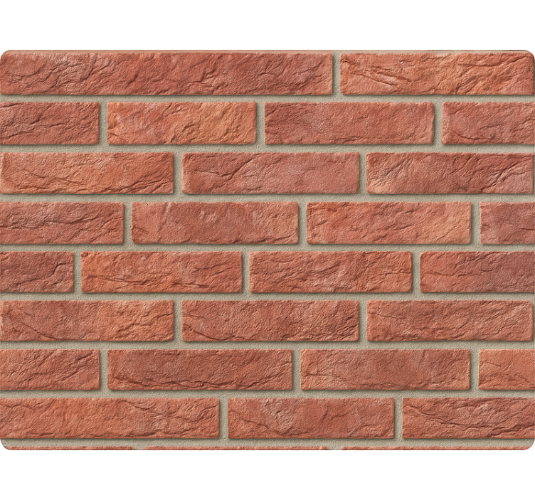 Brick wallpaper blush watercolor garden - TenStickers