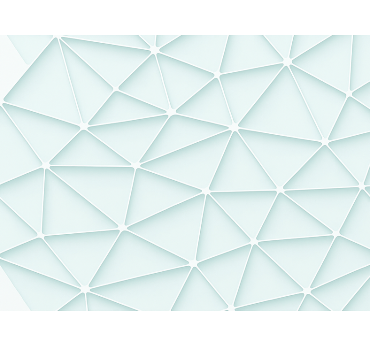 Living room wallpaper abstract triangle pattern - TenStickers