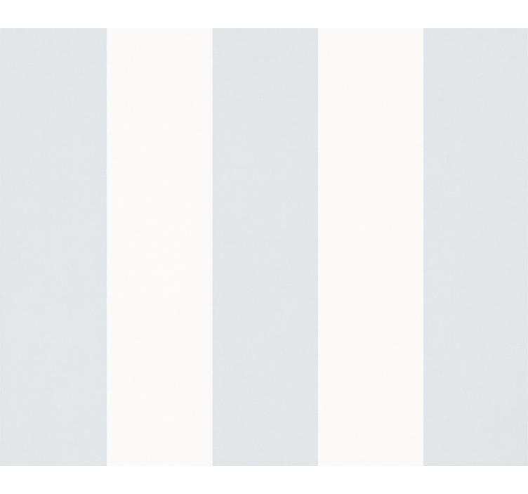 Kids wallpaper baby blue and white stripes - TenStickers