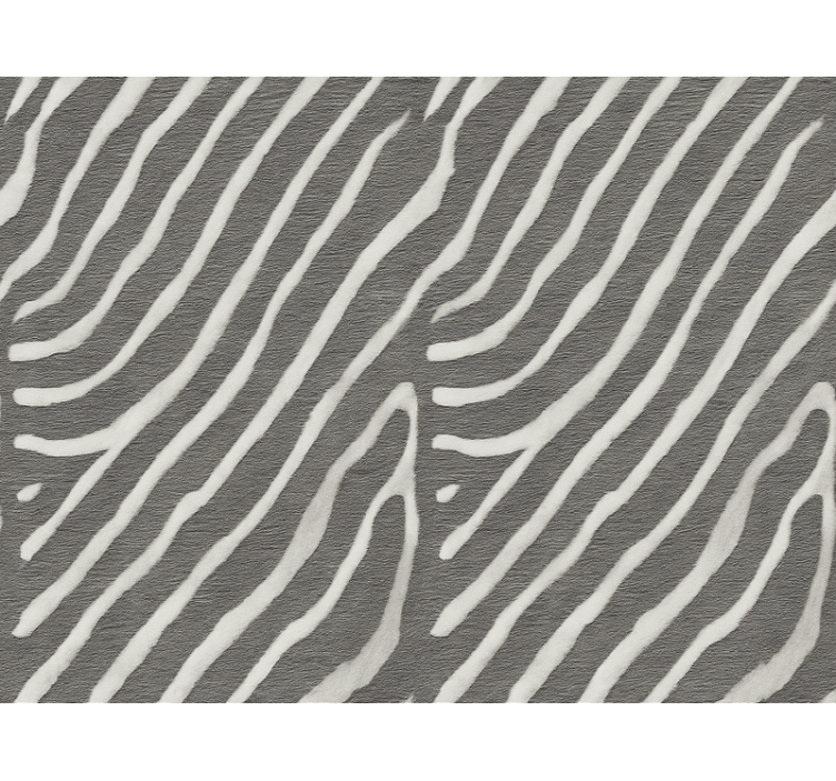 Living room wallpaper zebra animal print - TenStickers
