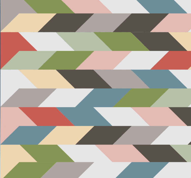 Modern geometric wallpaper - TenStickers