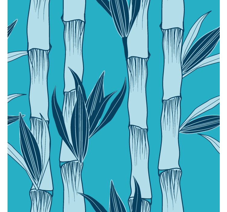Botanical Stems leaf wallpaper - TenStickers