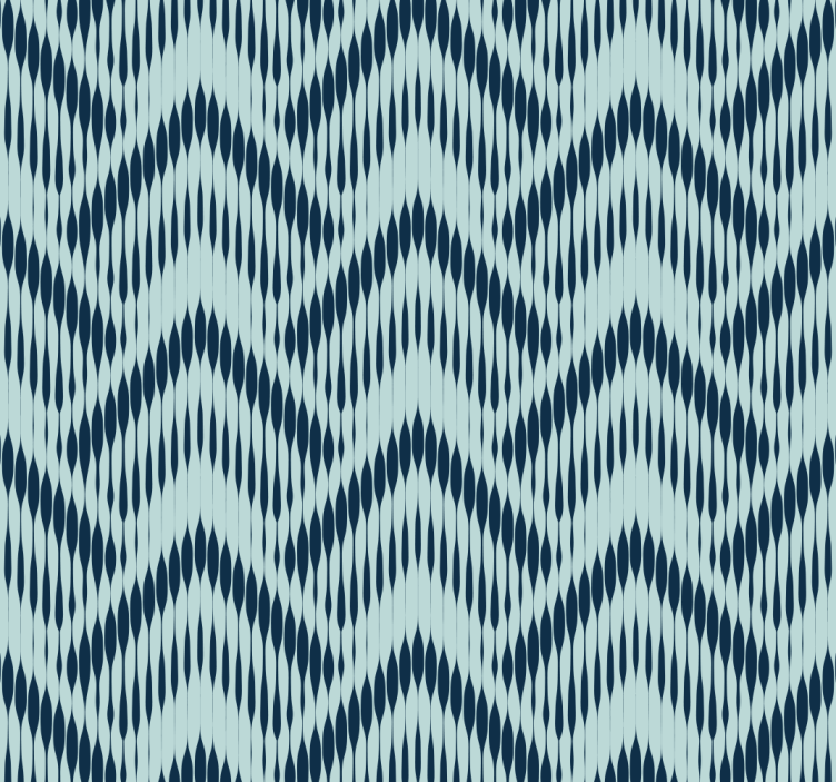 Ikat Chevron Pattern geometric wallpaper - TenStickers