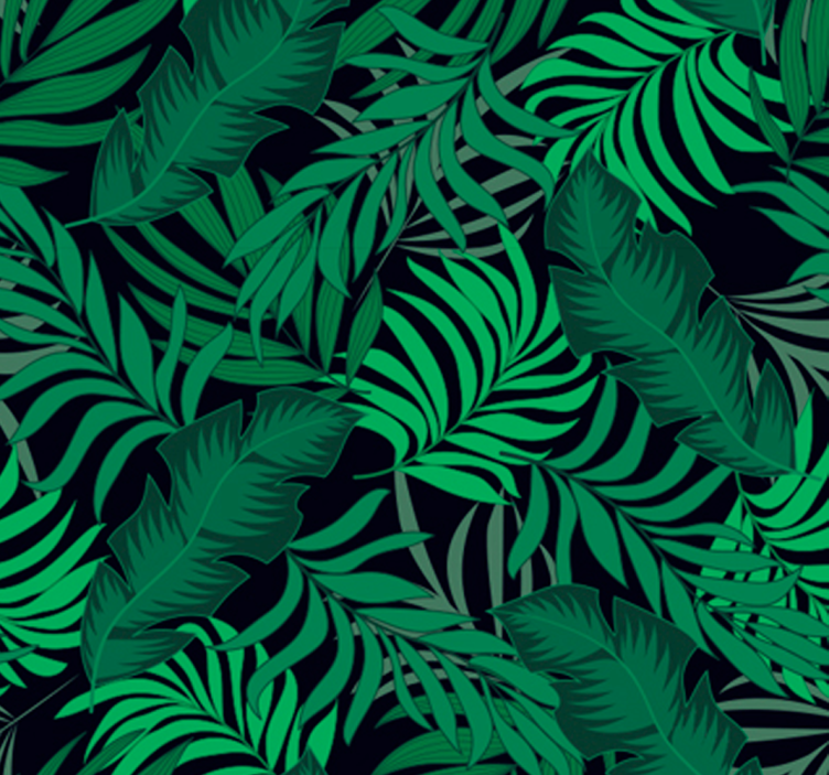Forest Wallpaper Keys in the jungle - TenStickers