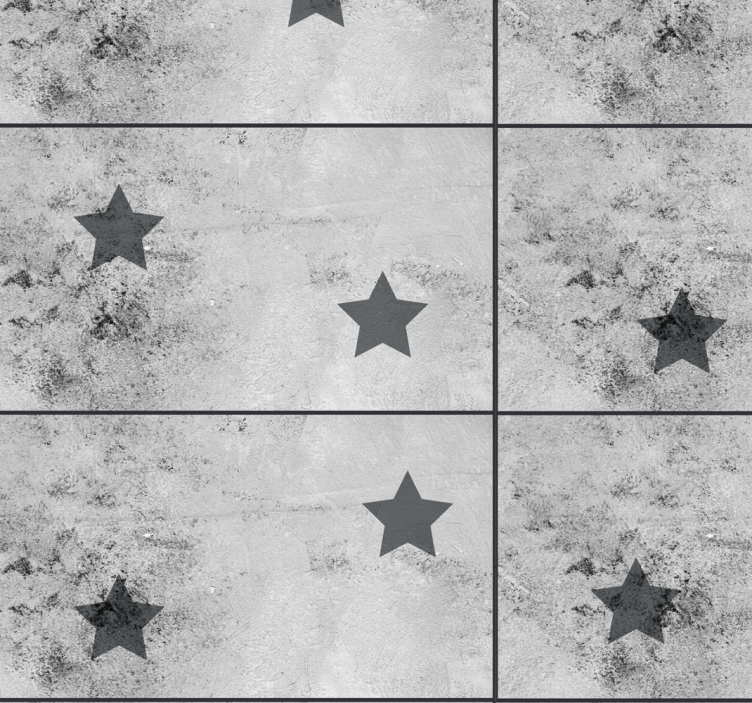 Textured wallpaper Concrete Stars - TenStickers