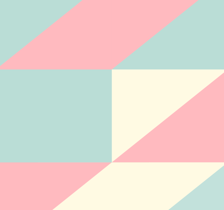 Geometric Triangle Wallpaper - TenStickers