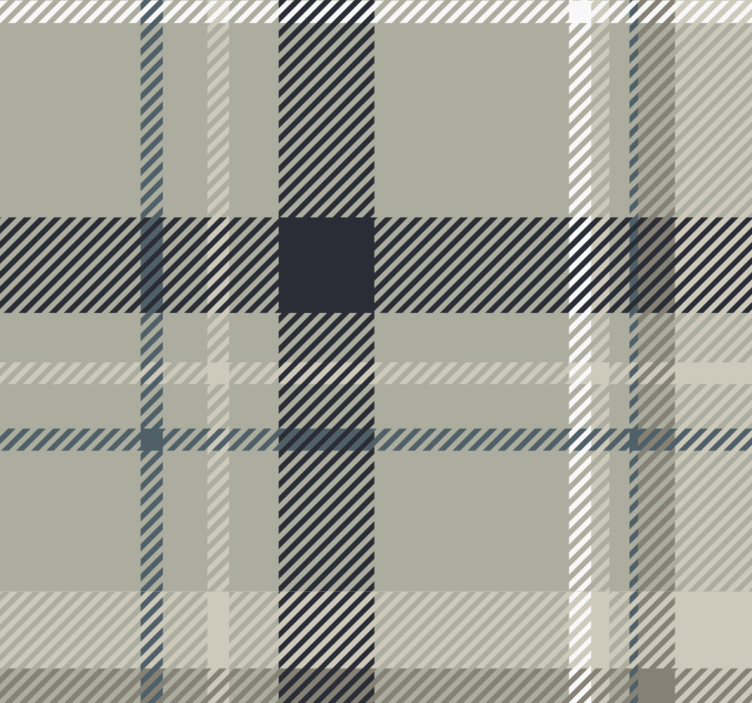 Urban green tartan texture pattern wallpaper - TenStickers