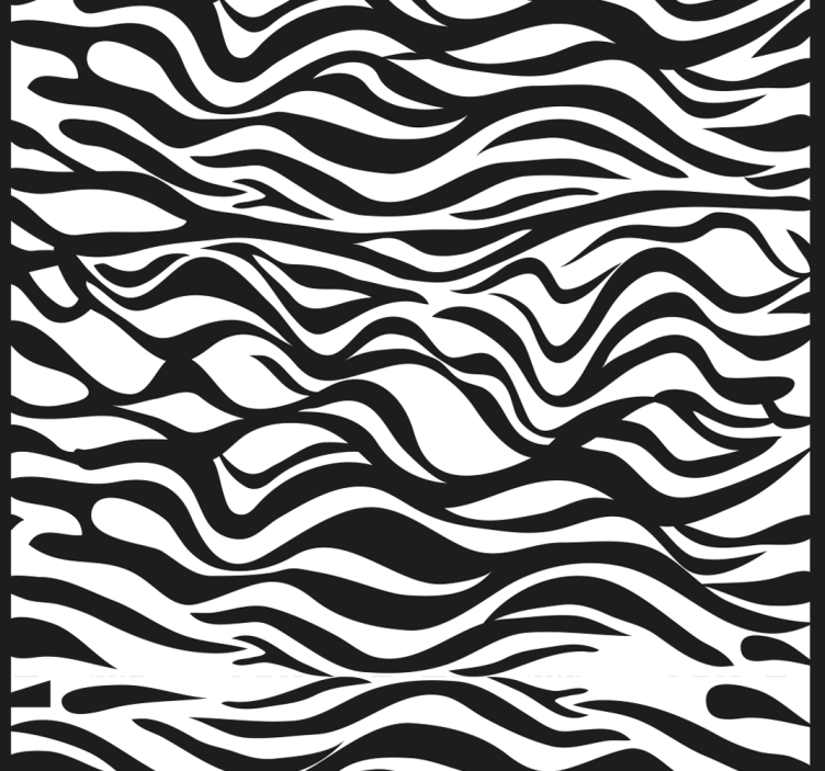 Zebra Stripes Pattern zebra wallpaper - TenStickers
