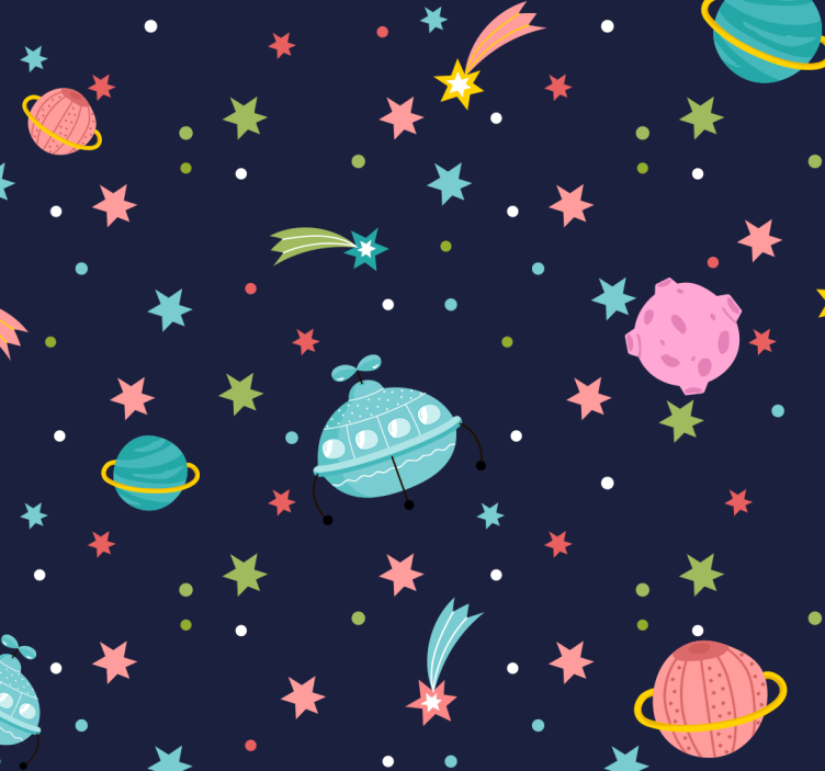 Falling stars Star Wallpaper - TenStickers