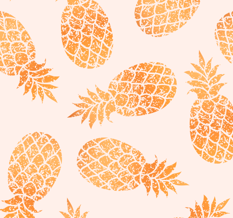 Tropical Fruit Pattern kitchen wallpaper - TenStickers