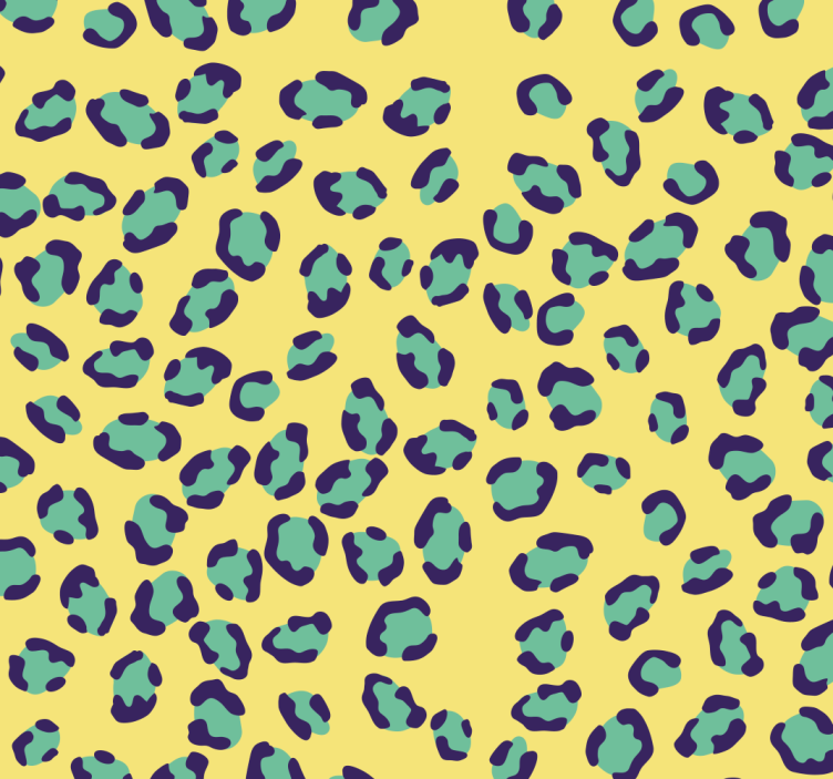 Leopard Spot Motif leopards wallpaper - TenStickers