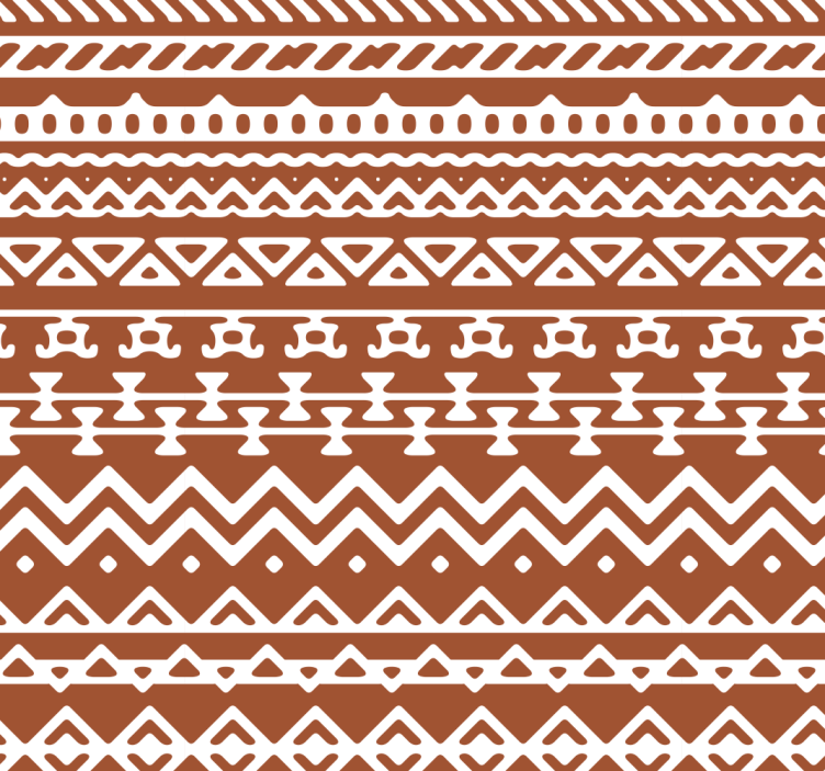 African Tribal Art Wallpaper - TenStickers