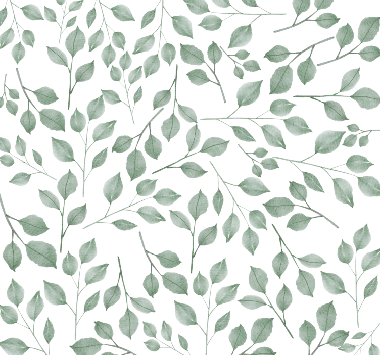 Olive branches leaf wallpaper - TenStickers