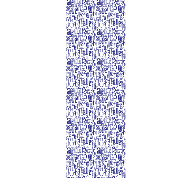 Alphabet Motif letter wallpaper - TenStickers