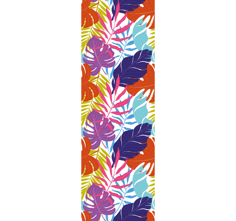 Tropical Leaf Design leaf wallpaper - TenStickers