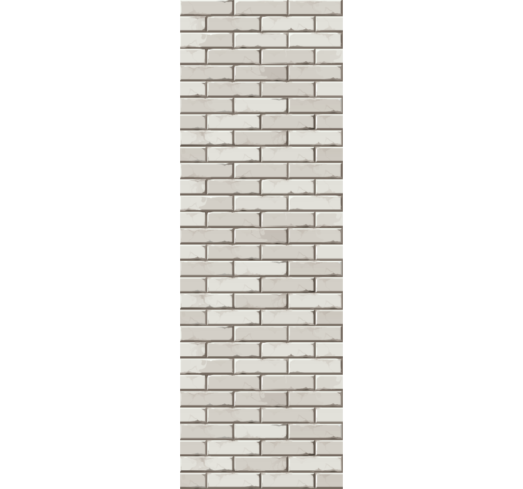 Brick Illusion brick wallpaper - TenStickers