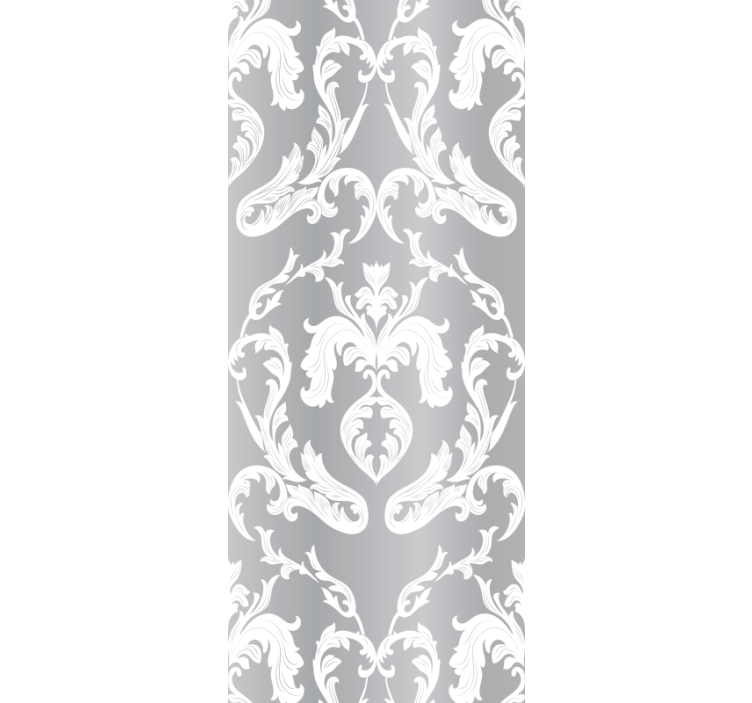 Ornate Damask floral ornament wallpaper - TenStickers