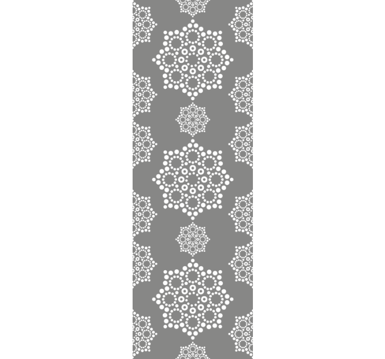Mandala dot pattern modern wallpaper - TenStickers
