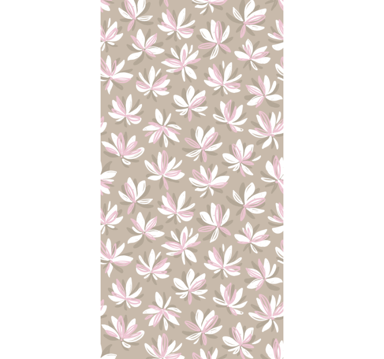 Floral Pattern Display floral ornament wallpaper - TenStickers