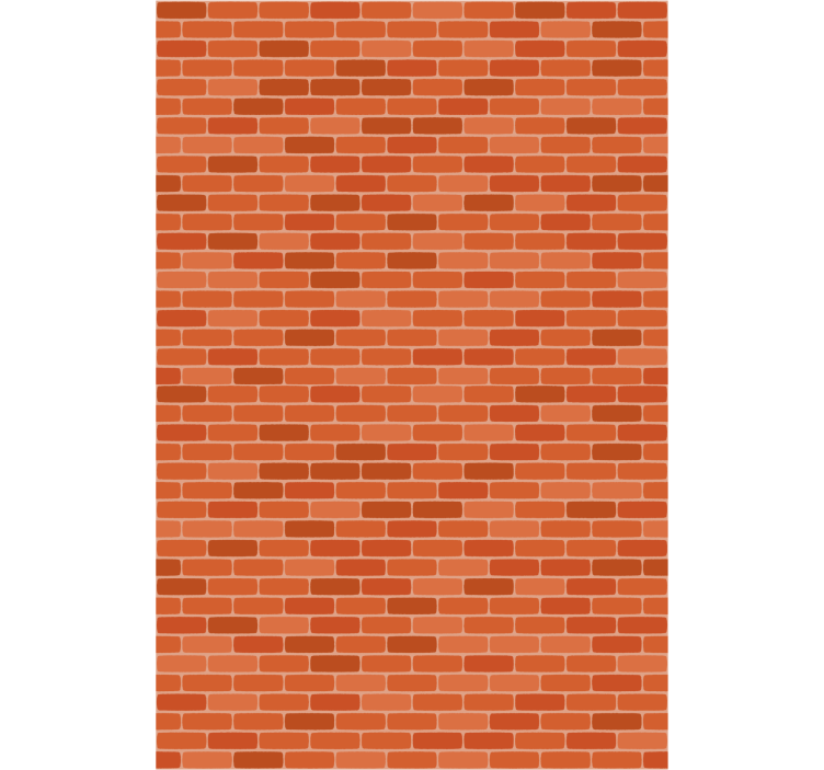 Brick Wall Effect brick wallpaper - TenStickers
