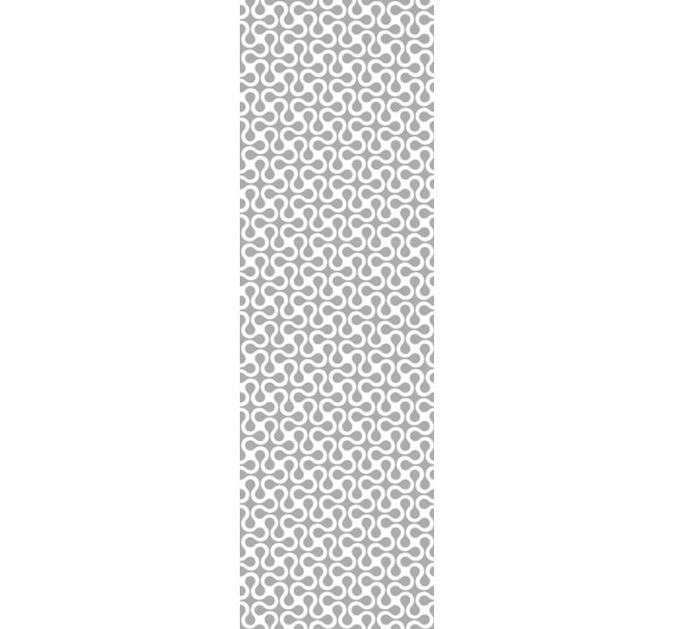 Geometric Wavelengths gray wallpaper - TenStickers